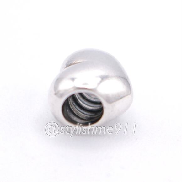 Authentic PANDORA Large Smooth Heart Charm - 790137 - Picture 10 of 11